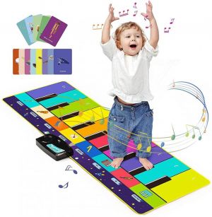  سجادة موسيقية بالالوان للاطفال 110x36cm لتطور ممتع 