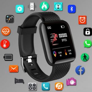 Gifts Shop ساعات Digital Smart sport watch men&#x27;s watches digital led electronic wristwatch Bluetooth fitness wristwatch women kids hours hodin