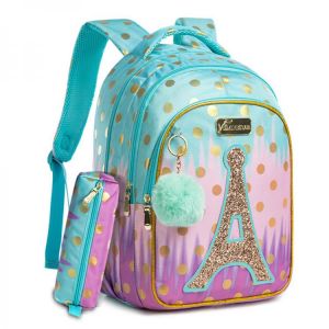 Gifts Shop office ادوات مكتبية Sequins Tower School Bags for Girl Student Backpack Kids Schoolbags Children's School Backpak Pencil Bag Teenager Girls Mochi