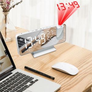 Led Digital Wecker Uhr Tisch Elektronische Desktop-Uhren Usb Wake