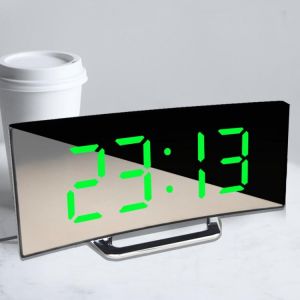 Digital Wecker Alarm Uhren für Kinder Schlafzimmer Temperatur Snooze Funktion Schreibtisch Tisch Uhr LED Uhr Elektronische Uhr Ti