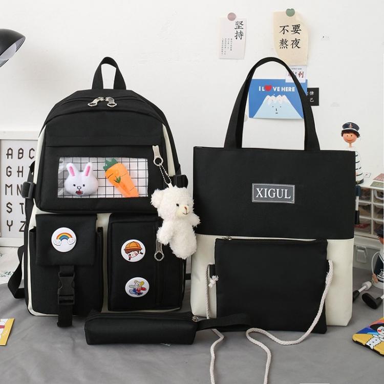 Gifts Shop office ادوات مكتبية Fashion Women Backpack Kawaii School Bag Mochila Cute Bookbag for Teenager Girls Waterproof Travel Backbag Rucksack 2021 New
